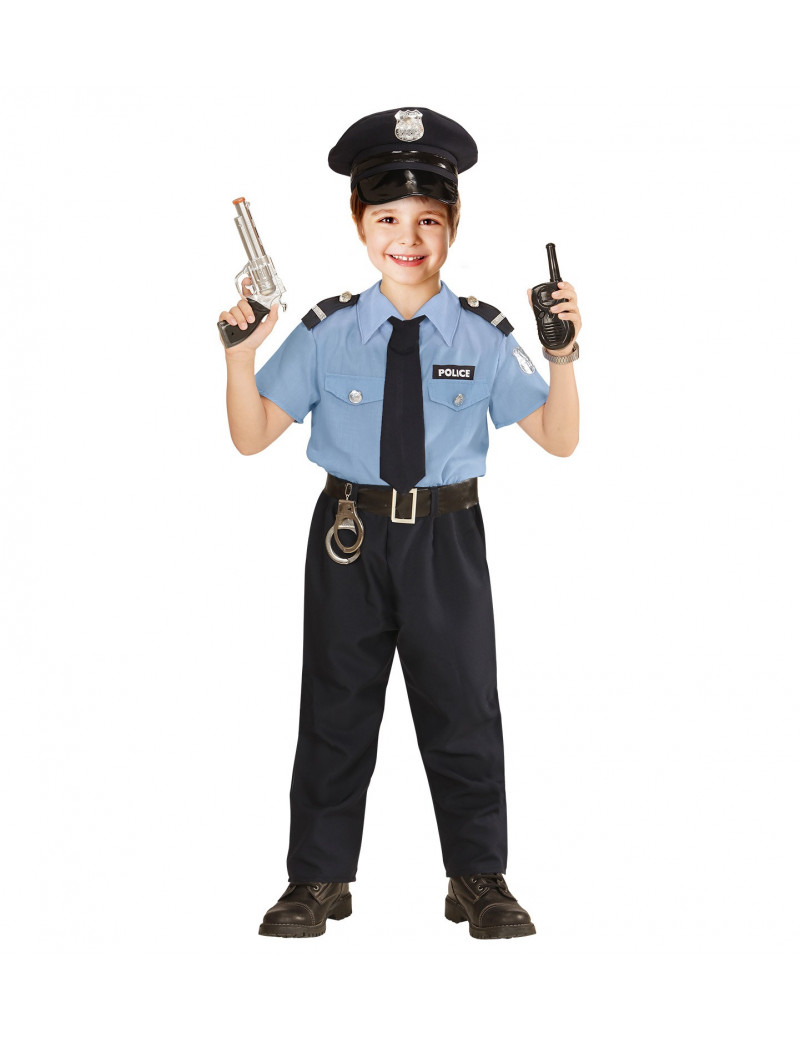 Deguisement Policier Enfant Costume Policier avec Accessoires Polic