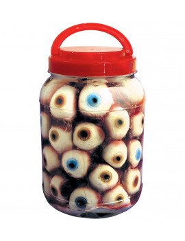 LABORATORY JAR WITH EYES